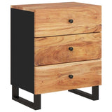 Bedside Cabinet 50x33x62 cm Solid Wood Acacia&Engineered Wood 350661