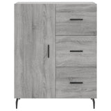 Highboard Grey Sonoma 69.5x34x180 cm Engineered Wood 3189467