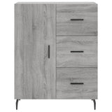 Sideboard Grey Sonoma 69.5x34x90 cm Engineered Wood 827938