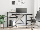 Desk Black Oak 105 x 50 x 90 cm Engineered Wood 881287