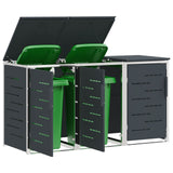 Wheelie Bin Storage Anthracite 207 x 77.5 x 112.5 cm 3422241
