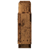 Wall Shelf Old Wood 159x18x65 cm Engineered Wood 853216
