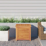 Garden Storage Box with Bag 60x50x58 cm Solid Wood Teak 363269