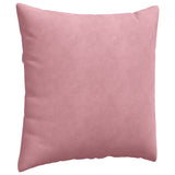 Sofa Pillows 2 pcs Pink 80 x 80 cm Corduroy Fabric 42014061