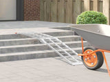 Motorcycle Ramp Folding Silver 180 x 28 x 5 cm Aluminium 42021088
