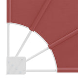 41579 Collapsible Balcony Side Awning Terracotta 210x210 cm