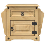 Bedside Cabinet Corona 45x35x47.5 cm Solid Wood Pine 4005657