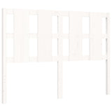 Bed Frame without Mattress White 140x200 cm Solid Wood Pine 3192232