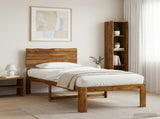 Single Bed Frame with Headboard ROSTOCK Natural 75 x 190 cm 903312