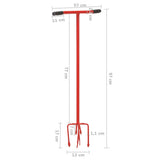 Garden Claw Red Steel 146153