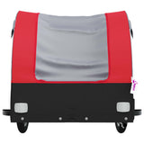 Bike Trailer Black and Red 45 kg Iron 94125
