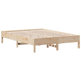 Bed Frame without Mattress 120x200 cm Solid Wood Pine 3328235