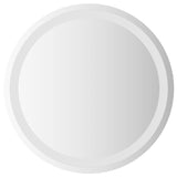 LED Bathroom Mirror Transparent 50 cm Tempered Glass 42045846
