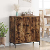 Sideboard Smoked Oak 79.5 x 33 x 82 cm Engineered Wood 883439