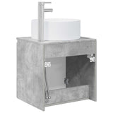 Wall-mounted Sink Vanity Concrete Grey 49.5 x 44.5 x 65.5 cm 890465