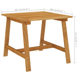 3 Piece Garden Dining Set Black 3068698