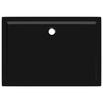 Rectangular ABS Shower Base Tray Black 80x110 cm 148918