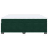 Box Spring Bed with Mattress Dark Green 180x200 cm Velvet 3285302