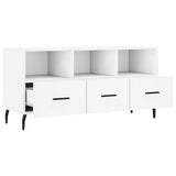 TV Cabinet White 102x36x50 cm Engineered Wood 829052