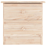 ZNTS Bedside Cabinet ALTA 41x35x41 cm Solid Wood Pine 353915