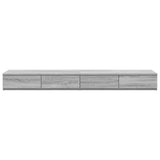 Bed Drawers Grey Sonoma 160 x 36.5 x 16.5 cm Engineered Wood 866976