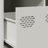 TV Cabinet White 68x50x43.5 cm Cold-rolled Steel 851243