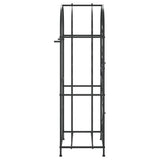 Wine Rack for 41 Bottles Black 45x36x120 cm Wrought Iron 358370
