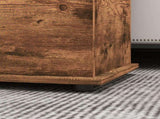 113L Storage Chest, Storage Box with Flip-Top Lid and 2 Safety Hinges, Storage Trunk for Living T3398P423084