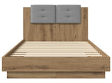 Bed Frame with Headboard Artisian Oak 80 x 200 cm 3429580