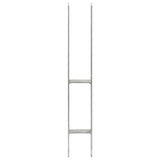 Fence Anchors 6 pcs Silver 8x6x60 cm Galvanised Steel 145297