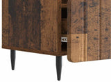 TV Cabinet Old Wood 102 x 34.5 x 50 cm Engineered Wood 894453