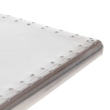 Aviator Desk Silver 112x50x76 cm Metal 284414