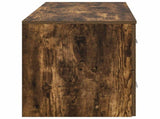 Bathroom Furniture Set 2 pcs Smoked Oak Engineered Wood 3404020