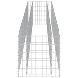 Gabion Raised Bed Galvanised Steel 360x50x50 cm 143561
