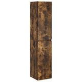 Bathroom Furniture Set 3 pcs Smoked Oak 33 x 34.5 x 160 cm 3406048