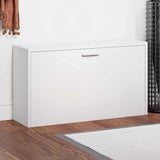 243050 Shoe Storage Bench White 80x24x45 cm