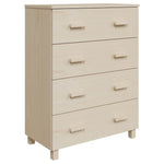 Sideboard HAMAR Honey Brown 79x40x103.5 cm Solid Wood Pine 340424