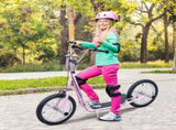 Stunt Scooter, Kids Scooter with 16" Big Wheels, Adjustable Height, Dual Brakes, for Ages 5 Years, T3398P348516