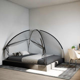 Mosquito Net Mongolia with Doors 220 Mesh Black 200x180x135 cm 4010044