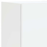 4 Piece TV Wall Units with LED White Engineered Wood 3216711