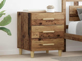 Bedside Cabinet Old Wood 40 x 40 x 66 cm Engineered Wood 880613