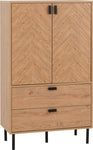 ZNTS Leon 2 Door 2 Drawer Cabinet 300-320-034