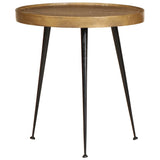 Coffee Table 3 pcs Golden Engineered Wood 373640