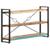 3-Tier Bookcase 140x30x80 cm Solid Reclaimed Wood 320633