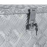 Aluminium Box 110.5x38.5x40 cm Silver 142941