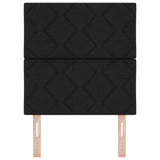 ZNTS LED Headboard Diamond Blocks Design Black 80 cm Fabric 3338477