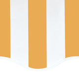 Replacement Fabric for Awning Yellow and White 4x3.5 m 311938