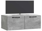 Wall-Mounted TV Cabinet Concrete Grey 59.5 x 31 x 30 cm 899048