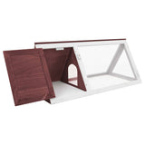 170853 Animal Rabbit Cage Brown Wood