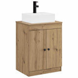Bathroom Furniture Set Artisan Oak Engineered Wood 3404257